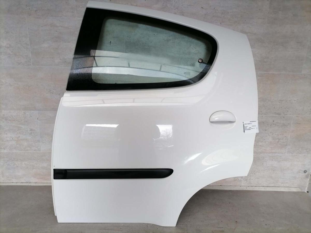 Peugeot 107 original Tür hinten links KWD Weiß Bj.2011